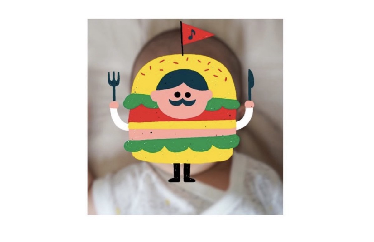 実際に撮影した赤ちゃんの証明写真